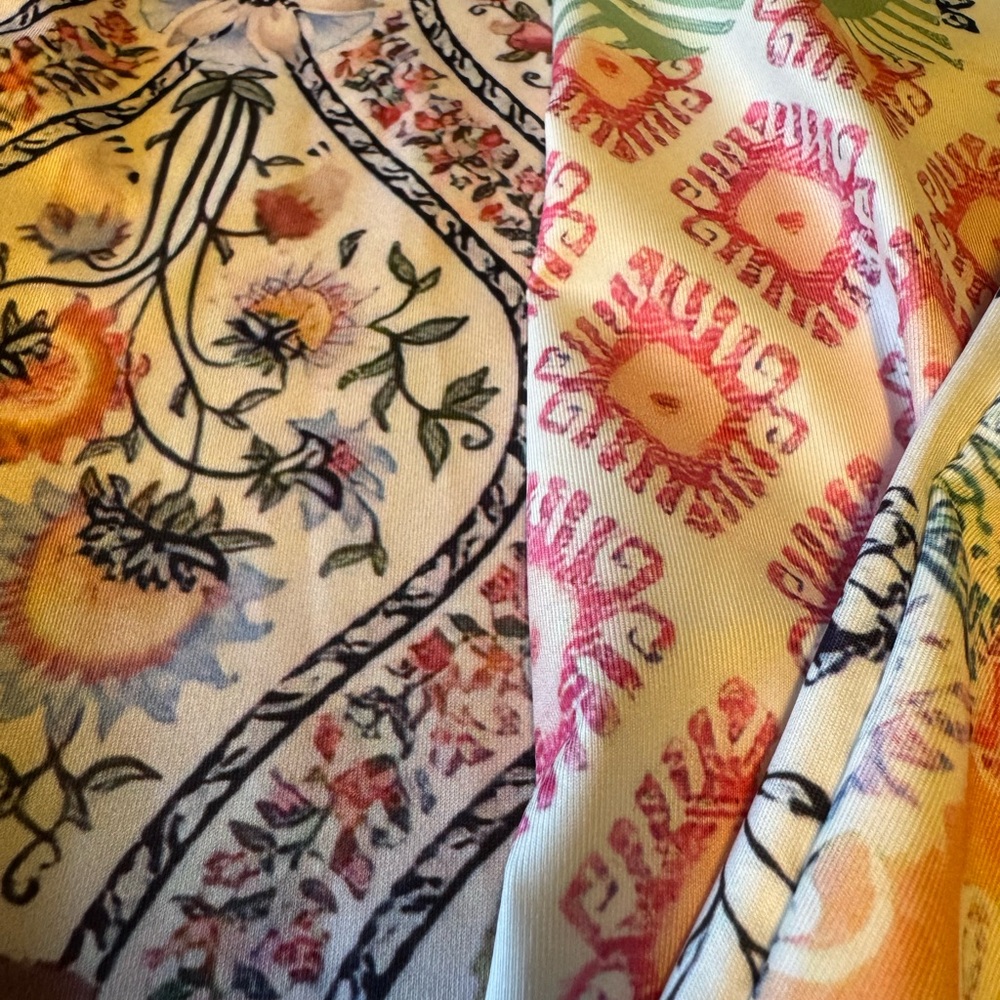 Colorful Patchwork Patterned Pants - Picture 9 of 9